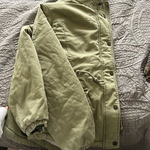 Hollister sherpa lined jacket